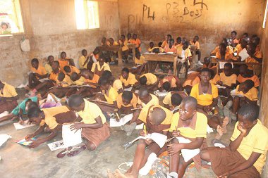 The president can allocate $58million dollars for a cathedral but look at how children are learning. Education is the key to success right ?  Only you know the depth of sins you have committed !! #WeAreNPP