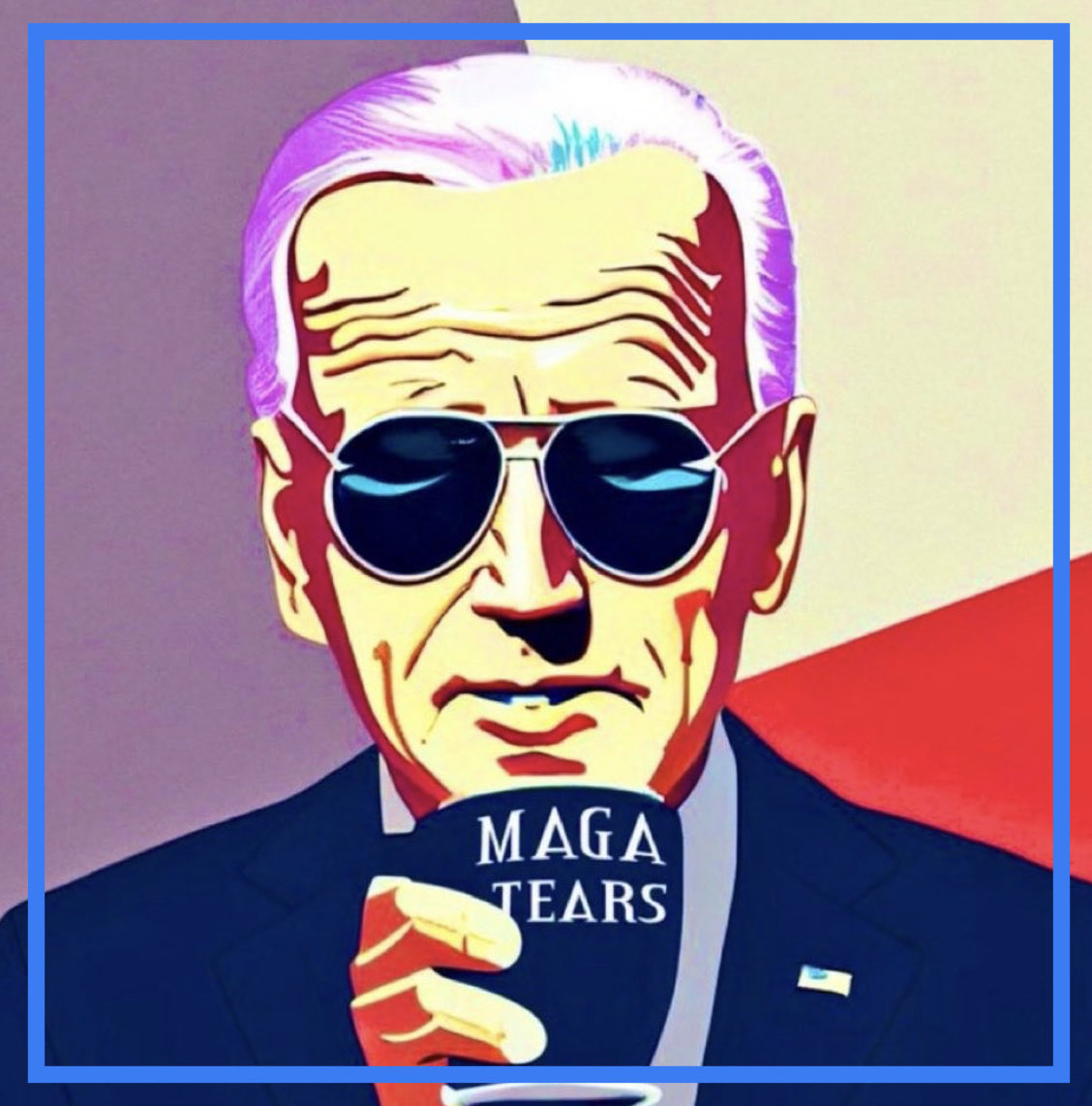 kangaroos991's tweet photo. Drop a 💙 if you stand with Joe! 🙏😎💙 https://t.co/QK3FsAi7RD