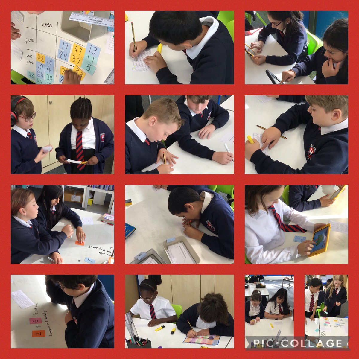 Today we did a carousel of activities to help us find prime numbers <a href="/BartonClough/">Barton Clough Primary School</a> #wearebrightfutures