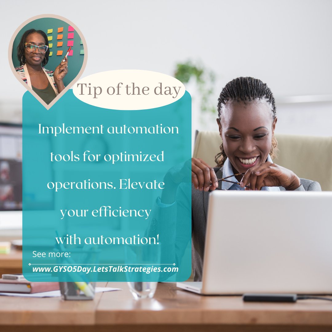 DMStrategyLady's tweet image. 🤖 Tech Systems for Female CEOs and consultants: Embrace automation tools to turbocharge your business. Say goodbye to manual tasks and hello to efficiency! 🚀⏱️ #TechSystems #Efficiency