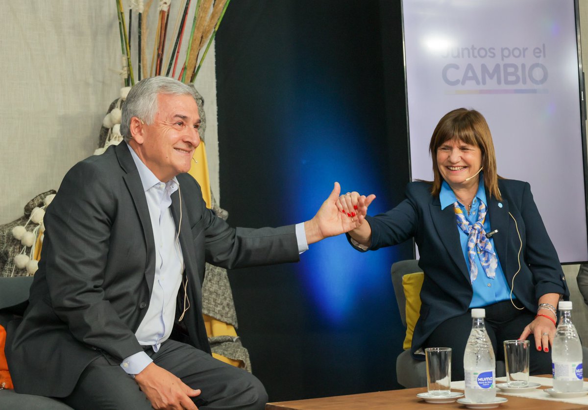 ¡Bienvenida a Jujuy, <a href="/PatoBullrich/">Patricia Bullrich</a>! Tenemos la decisión firme de transformar la República Argentina. Con tu liderazgo, a partir del 10 de diciembre, se termina el caos y vamos a recuperar el orden y el progreso. ¡Fuerza!