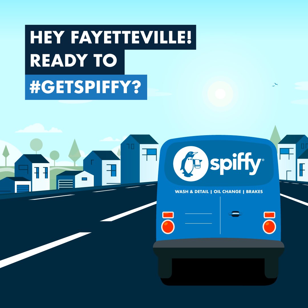 Hey Fayetteville, we hope you're ready to get #SpiffyClean… our newest franchise location is open for business! 🚙 🧼

Introducing our 5-star mobile detailing and maintenance services, now cruising into your neighborhood.

Whether you're an individual or operate a local fleet,