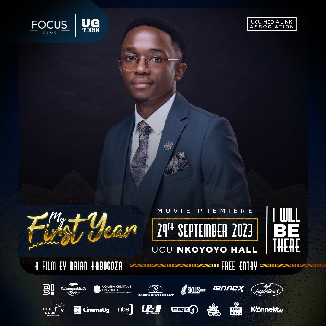 KinobereAndrew's tweet photo. We have seen it before and we shall be there to witness it once again. Focus films ready to deliver once again.#Myfirstyear. I WILL BE THERE!!! @UCUniversity @ucufocustv @UcuMedialink #movieprimiere https://t.co/Ewln2CdqaR