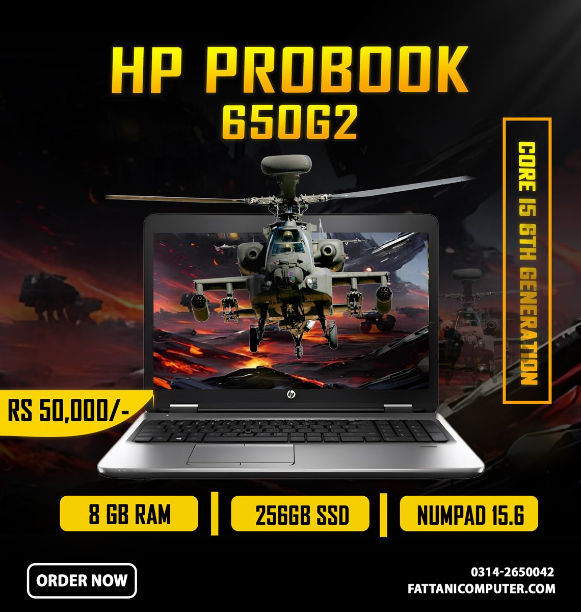 Fattani__'s tweet image. HP ProBook 650G2!
6th gen
Core i5
8GB RAM
256GB SSD
this laptop also features a convenient numpad and a spacious 15.6&quot; screen.

Yours for just Rs 50,000. 📷📷
#HPProBook650G2 #Corei5 #ProductivityBoost #TechDeal #WorkSmart&quot;