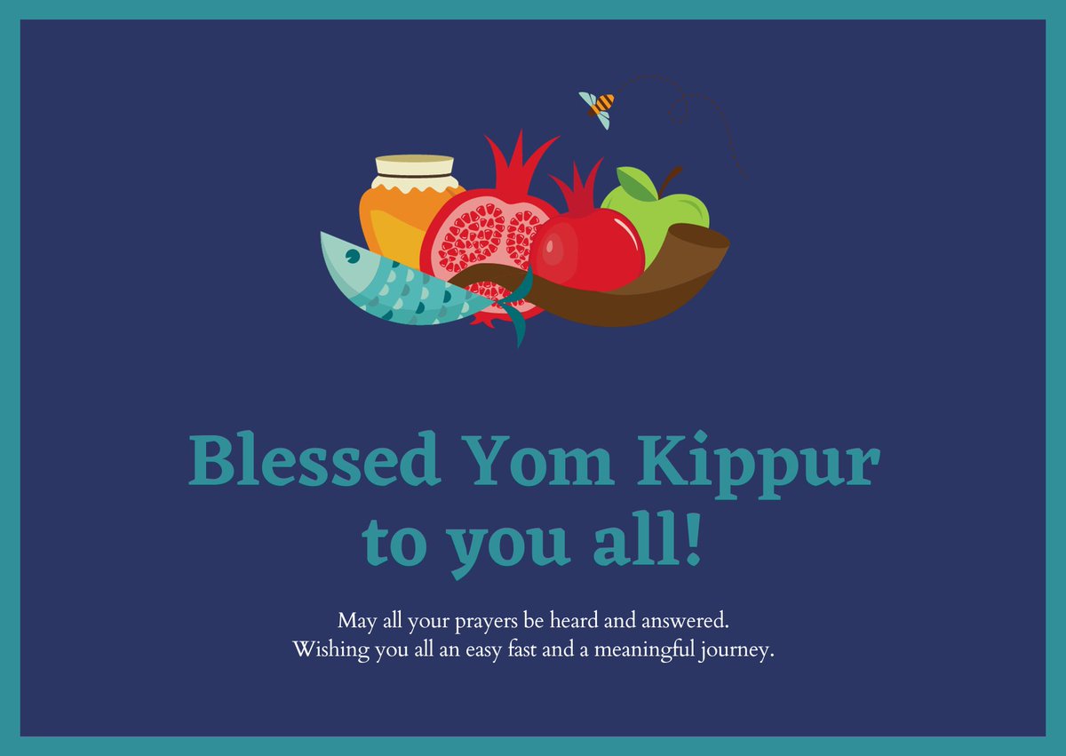 To all our customers, colleagues and friends observing Yom Kippur, we wish you a meaningful fast. 

May your fasting bring  you and your loved ones reflection, renewal, and blessings.

May your year ahead be a good one. 

#yomkippur