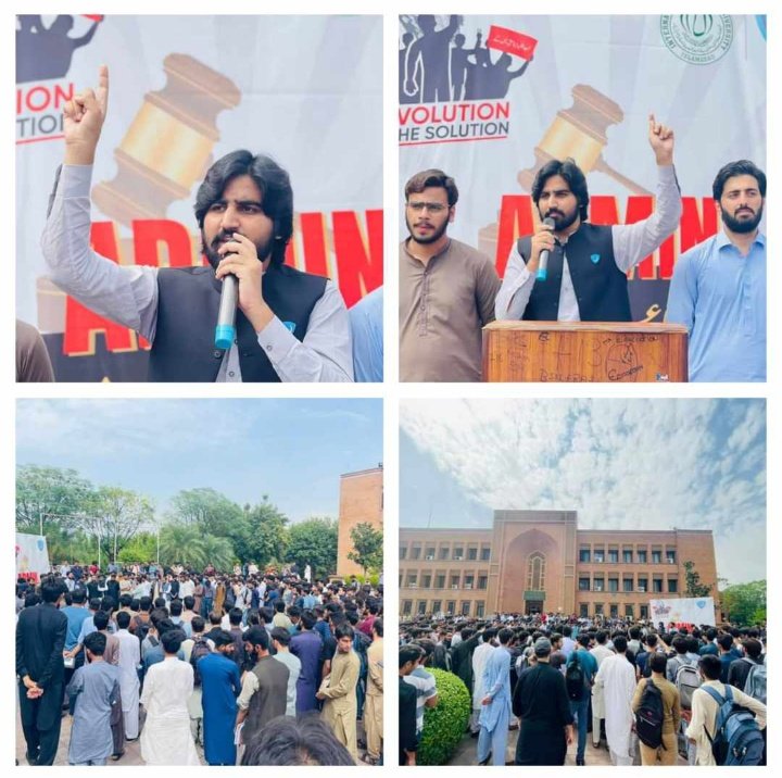 Its_Astori's tweet photo. . ماشاءاللہ سٹوڈنٹس نے یونیورسٹی کہ اس نوٹیفکیشن کو پاوں تلے رونڈ ڈالا اور اپنے حق کہ لیے احتجاج کیا ۔
اب کی بار طلبہ کی سرکار💪💪
#iiui #jamait 
@Dr_Hathal_ @IIUI_OFFICIAL https://t.co/QMm1Ppk8pS