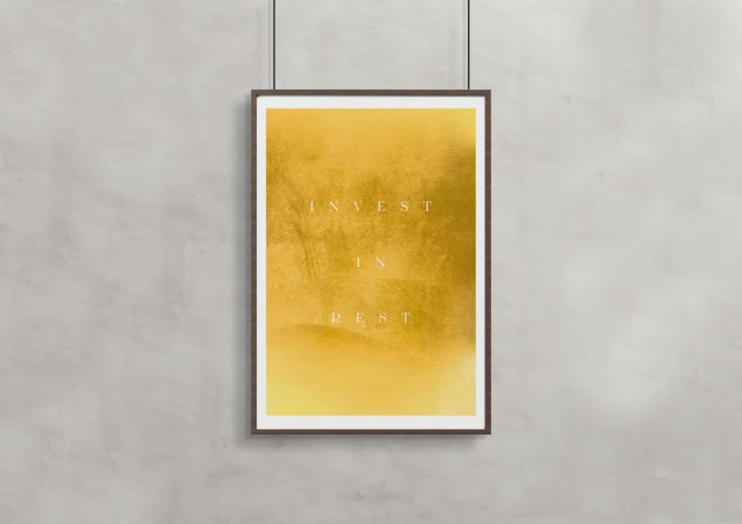 MimisLoft's tweet photo. Invest In Rest | Gold Foil Print Wall Art 

Click here: https://t.co/59H4npoYQT

 #shopsmall #shopsmallbusiness #etsygifts #EtsySeller #InvestInYou #investinyourself #investinrest #restandbethankful #homedecorideas #SmallBusiness #ShopSmall https://t.co/ktXkaTzy7C