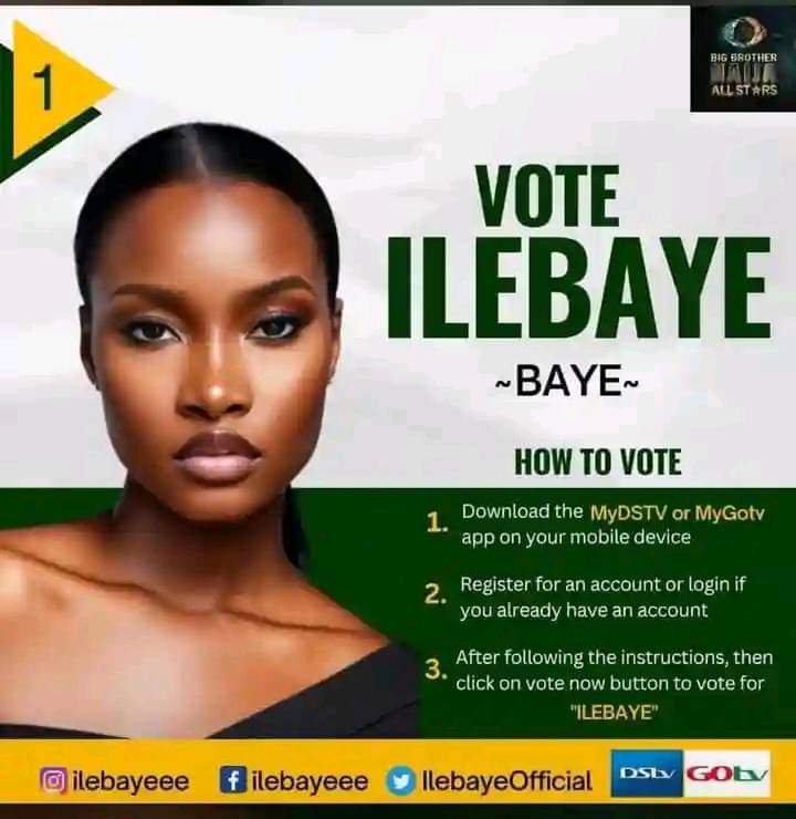 _dinomelaye's tweet photo. Vote ILEBAYE https://t.co/lksfIwDJ8O