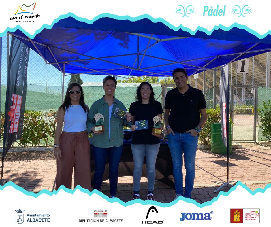 DipualbaDeporte's tweet image. 🚩 #Pádel | José Luis Rodríguez y Manuel Ángel Del Hoyo, campeones del Máster Final en #Albacete

Verónica González y Maitane Pernaut vencieron en féminas, en la última cita de los Torneos de Verano ‘Pádel Albacete 2023’

👉 La crónica, aquí: deportes.dipualba.es/Noticias/Ver/3…

@fpclm