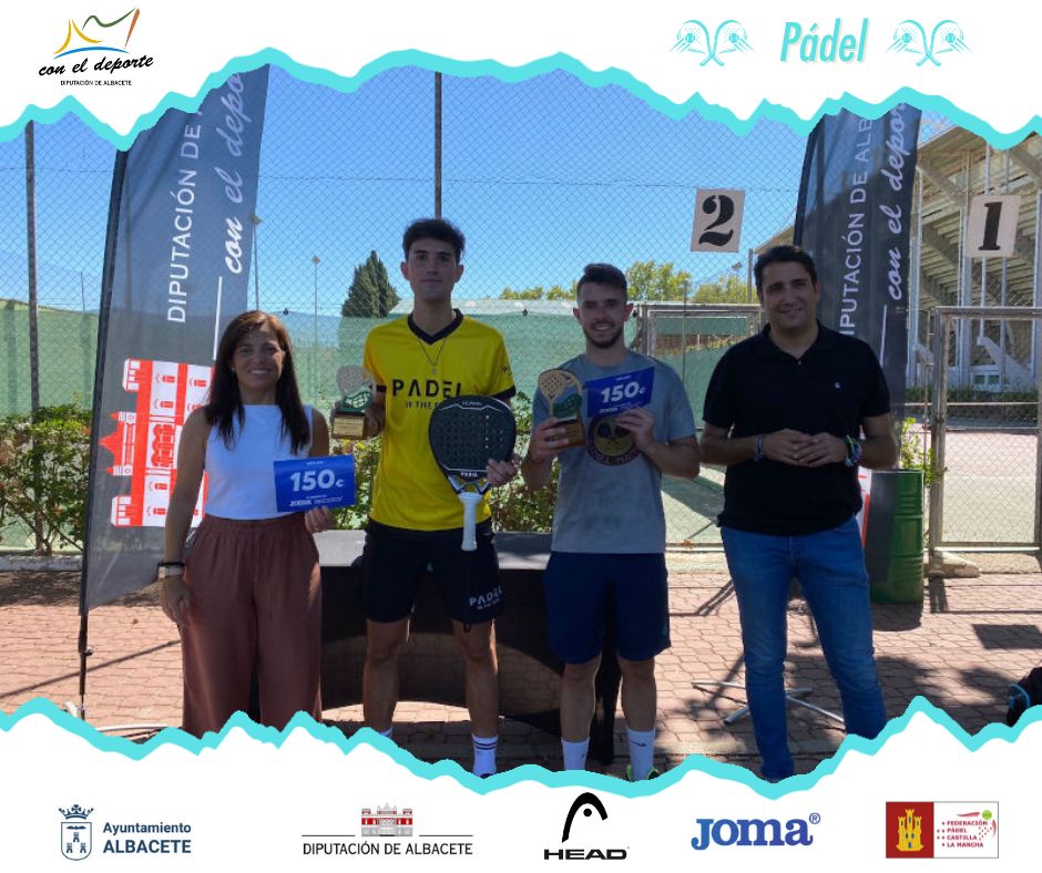 DipualbaDeporte's tweet image. 🚩 #Pádel | José Luis Rodríguez y Manuel Ángel Del Hoyo, campeones del Máster Final en #Albacete

Verónica González y Maitane Pernaut vencieron en féminas, en la última cita de los Torneos de Verano ‘Pádel Albacete 2023’

👉 La crónica, aquí: deportes.dipualba.es/Noticias/Ver/3…

@fpclm