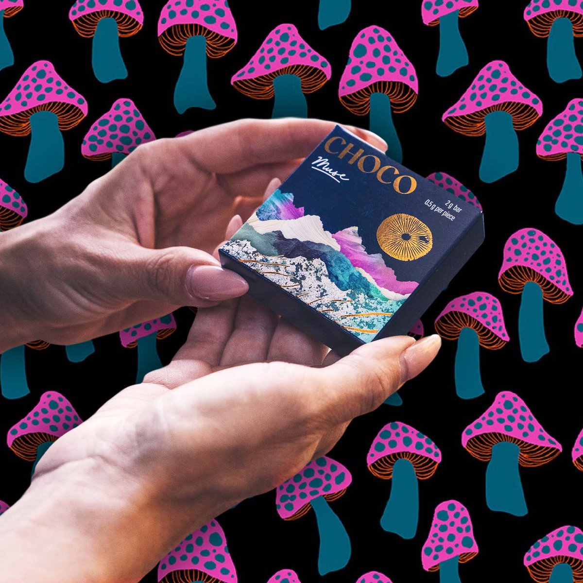 A bite of CHOCO and your inner artist will BURST out.