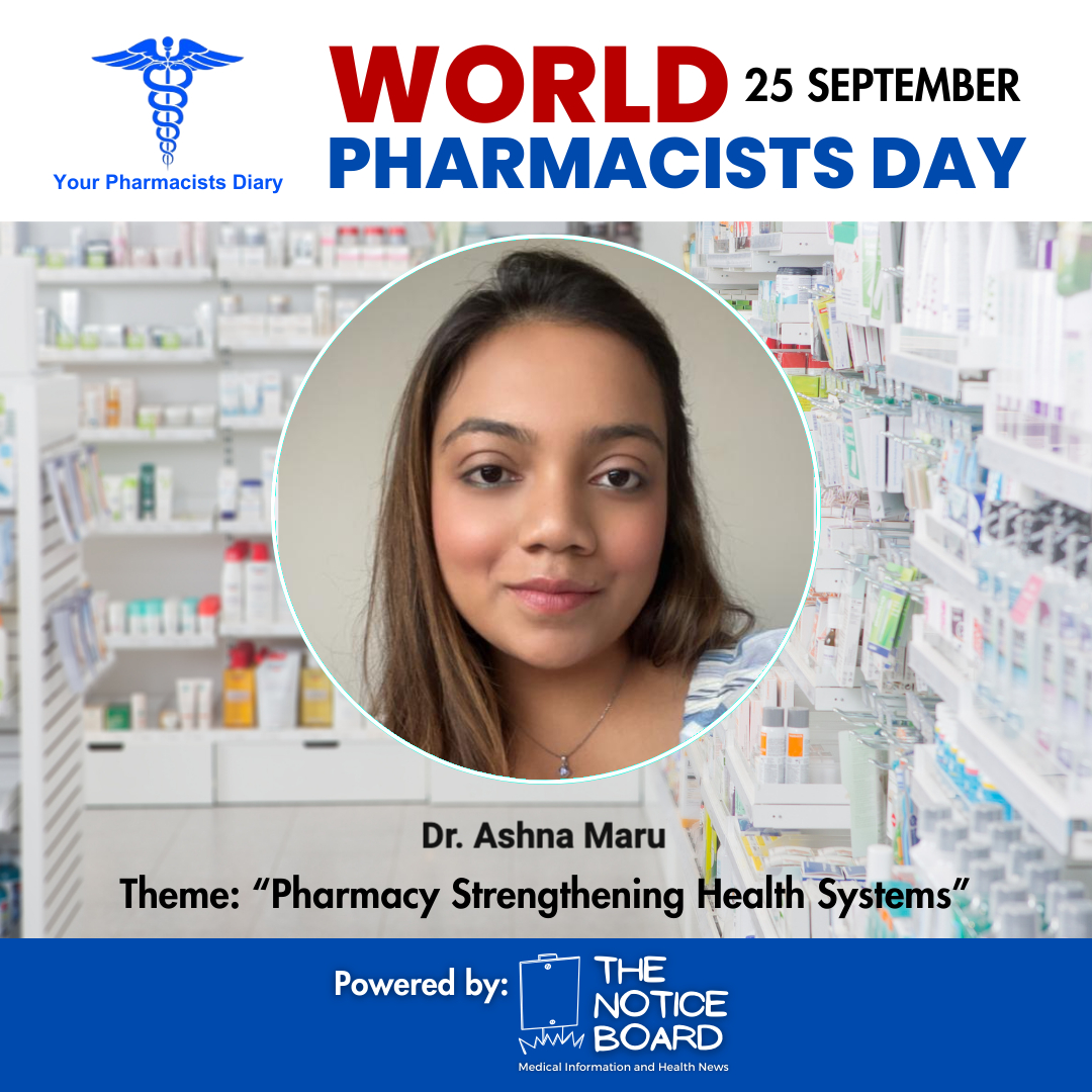 Happy World Pharmacists Day 2023❗️   

Feature 1⃣2⃣:

My name is Dr. Ashna Maru.  <a href="/Ashna_Maru15/">Ashna Maru</a>.

b. Happiest moment/Highlight in career:
The happiest moment in my profession is literally every day because, from doing the internship to working in a private limited firm, I have