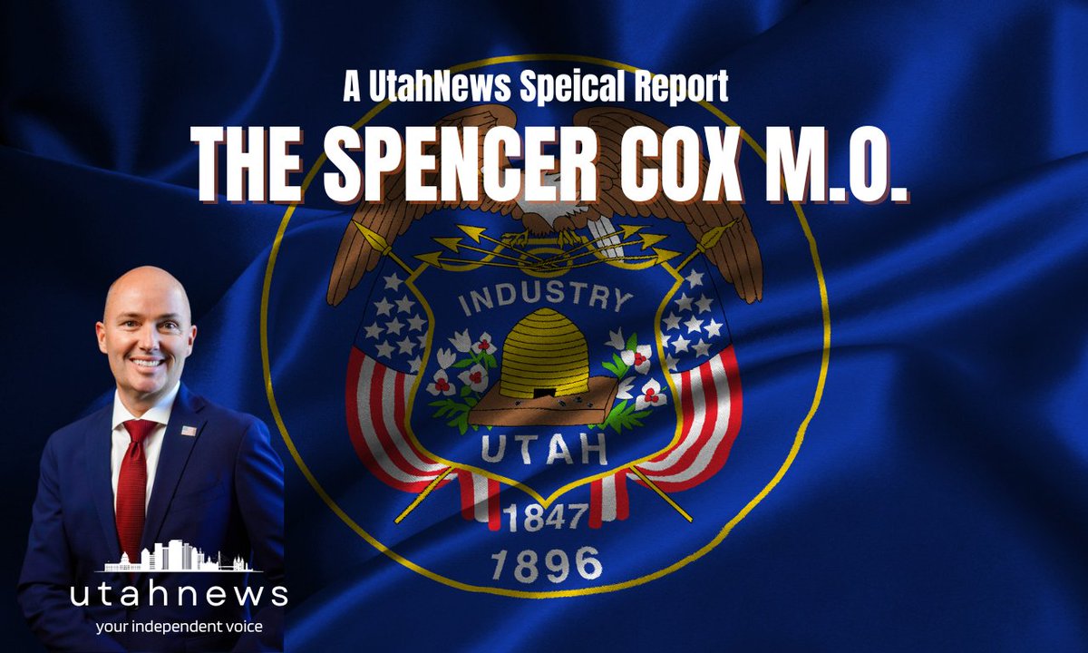 #Utah gov. Spencer Cox has an interesting history and M.O.
One Utah should be very aware of. Let us know what you think. utahnews.org/the-spencer-co…
#spencercox #governorcox