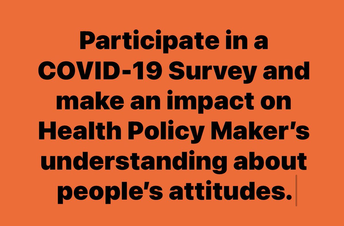 actionkarate's tweet photo. Participate in a COVID-19 Survey and make an impact on Health Policy Maker’s understanding about citizens. 

5 minute survey https://t.co/3lpruIVjpo https://t.co/WyEjwNV20J