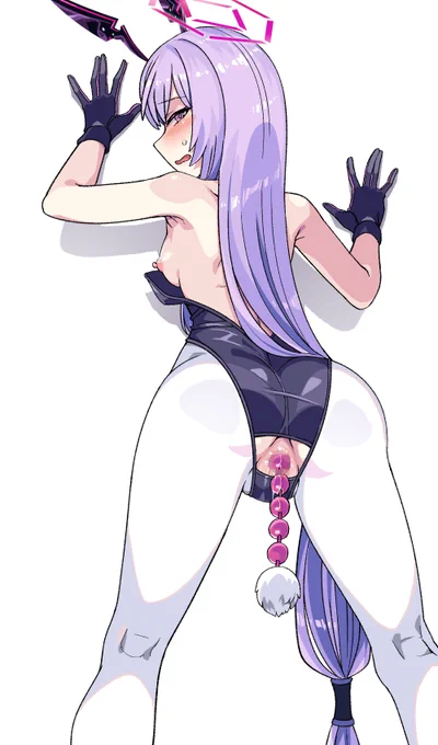 尻尾挿れるの忘れてた(╹◡╹)まぁ昨日の絵のアングルじゃどっちにせよ見えないけど 