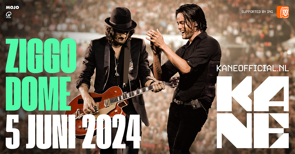 KANE is terug! 🔥 Op 5 juni 2024 keert de band terug op het podium van de #ZiggoDome🎶 Met het reCONNECT concert viert KANE, 25 jaar na oprichting, de carrière van de band met hun talloze hits🎸De kaartverkoop start 29 september om 10 uur 🎫 Meer info👉 bit.ly/ZD-KANE24