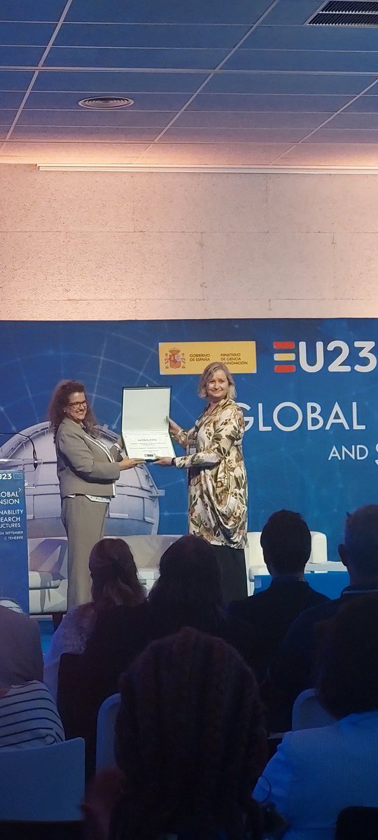 . <a href="/ACTRISRI/">ACTRIS</a> got their #ERIC, <a href="/EijaJuurola/">Eija Juurola</a> representing. ACTRIS scientific community and the supporting countries are the key to this achievement