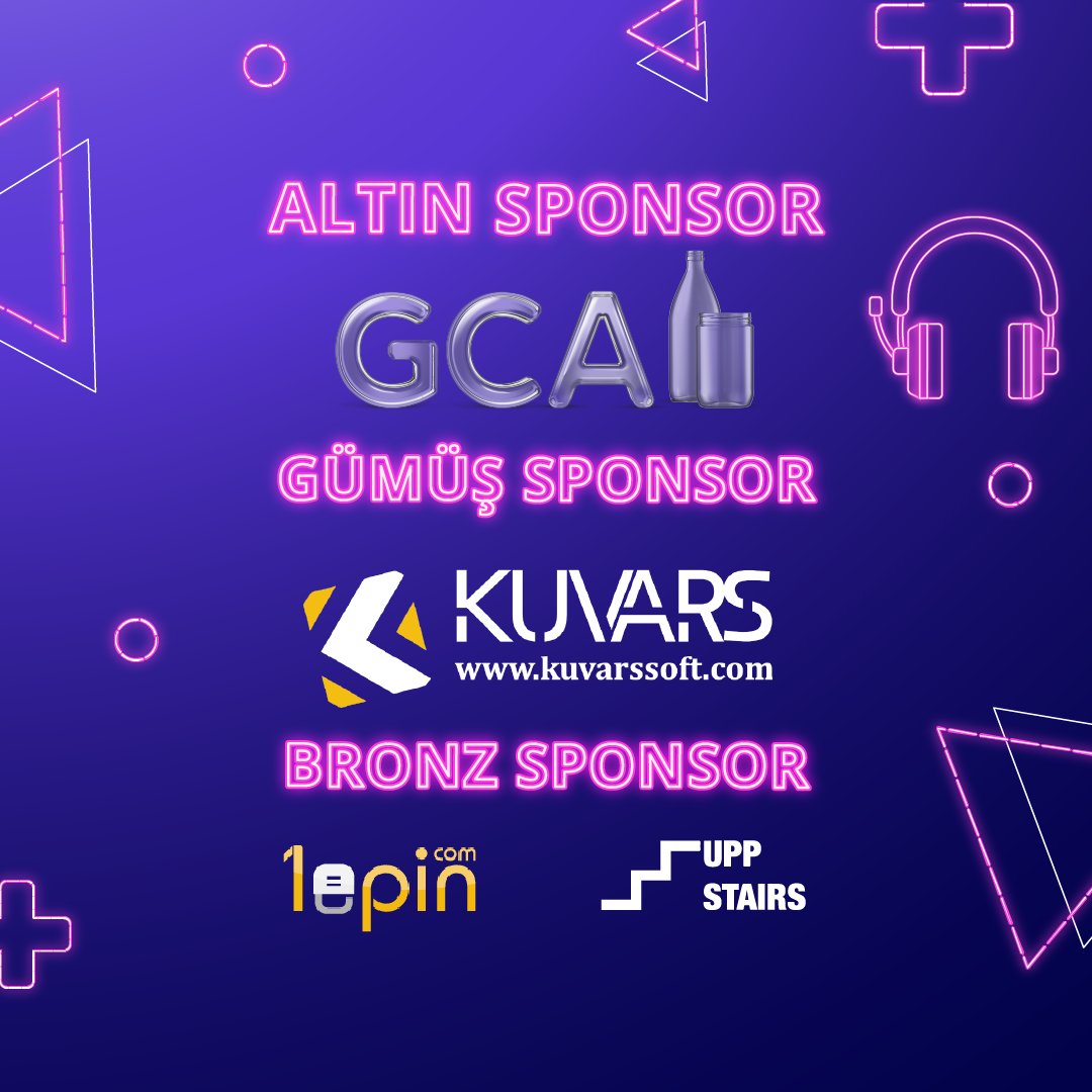 dpubbt43's tweet photo. Kütahya Game Jam '23 etkinliği yaklaşıyor ve bu heyecan verici etkinliği gerçekleştirebilmemiz için bize destek olan sponsorlarımıza teşekkür etmek istiyoruz! 🎮✨ https://t.co/cBhMnybqI7