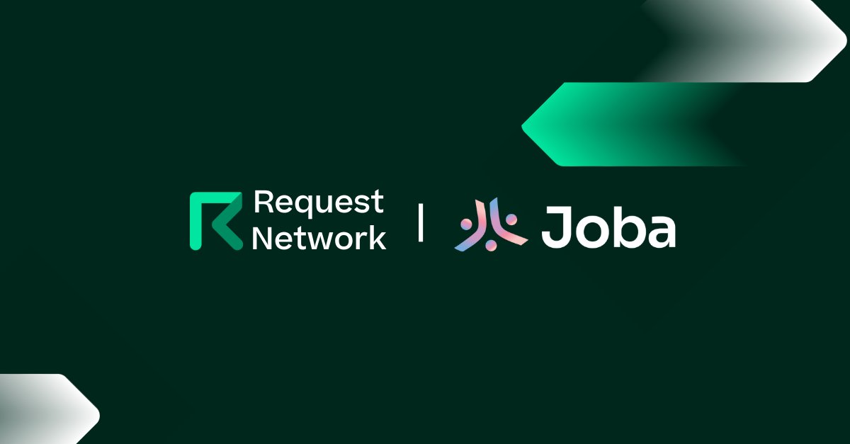 RequestNetwork's tweet photo. Want to find out more about our ecosystem builders? Here we go! The first to be introduced is @JobaNetwork, a decentralized talent marketplace. Joba’s CEO and co-founder, @marisamcknight,  answered our questions in the following blog article - https://t.co/0Qdfs9ZswA

We’ll follow up with an @XSpaces scheduled for this Thursday, the 28th. More details to come!