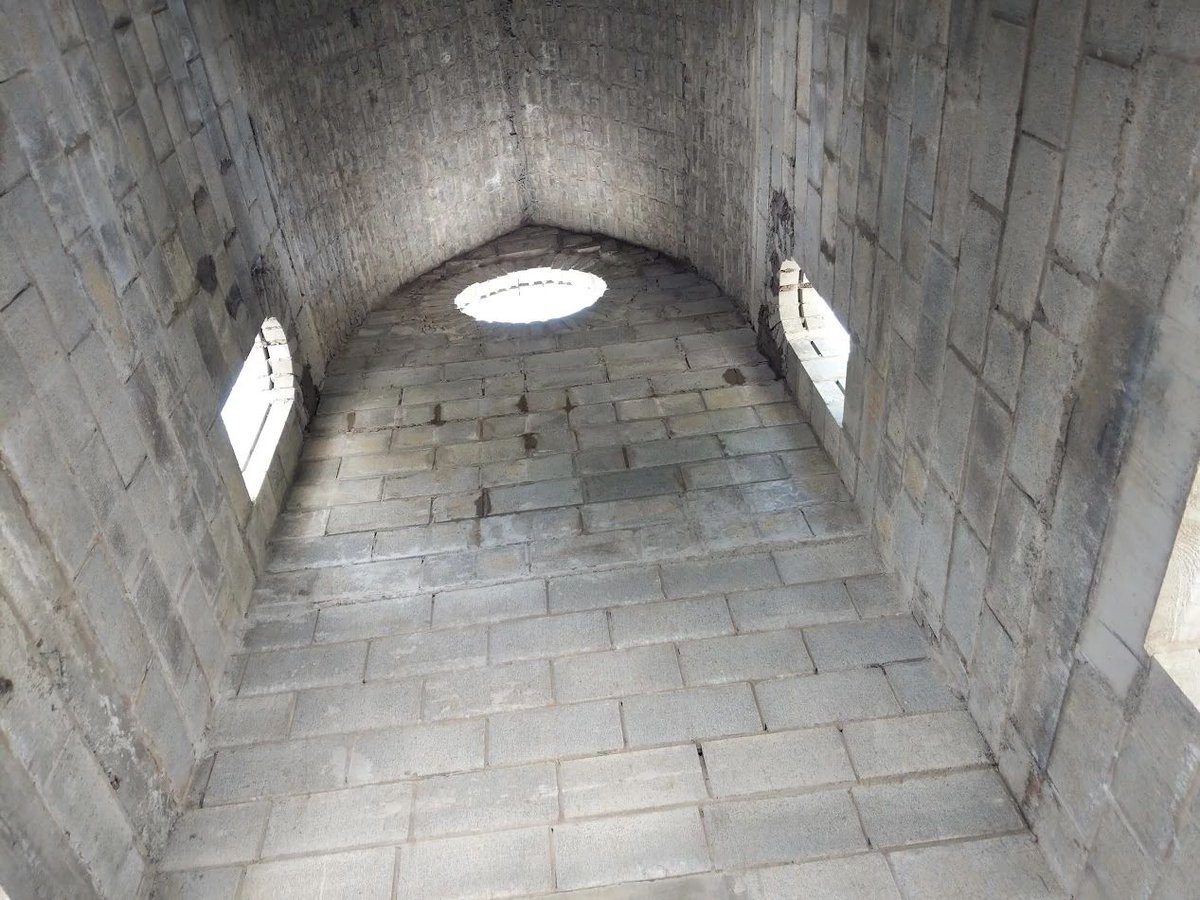 NSF's tweet image. September is peak hurricane season and climate change is fueling ever more powerful storms.

#NSFSBIR startup Spherical Block innovates with advanced masonry arch and dome roofs for hurricane-safe structures. bit.ly/48qP2ep

#DisasterPrep

📷: P. Roberts, Spherical Block