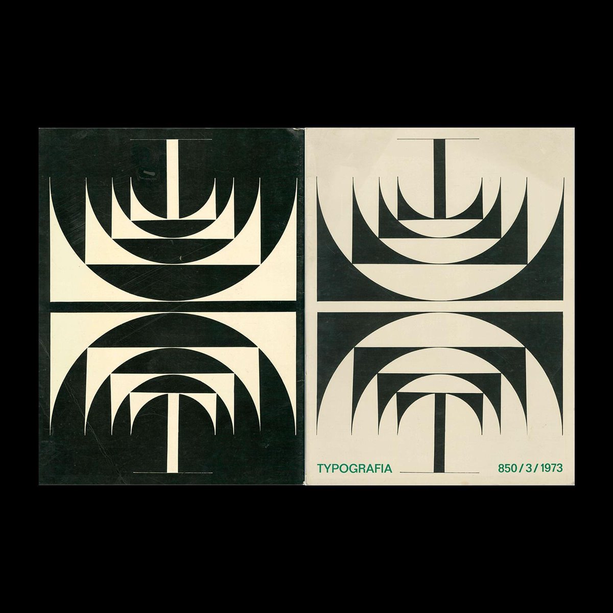 DesignReviewed's tweet photo. A selection of cover designs from Typografia, 1973.
Issue 7 Cover by Bohuslav Blažej
Issue 5 Cover by Luděk Rohlík
Issue 3 Cover by Milan Jareš
Issues 10 Cover by N. A. Gončarova
https://t.co/0S95QBZE9T
#czechdesign #1970s #typography #graphicdesign https://t.co/9nnW3J1hoj