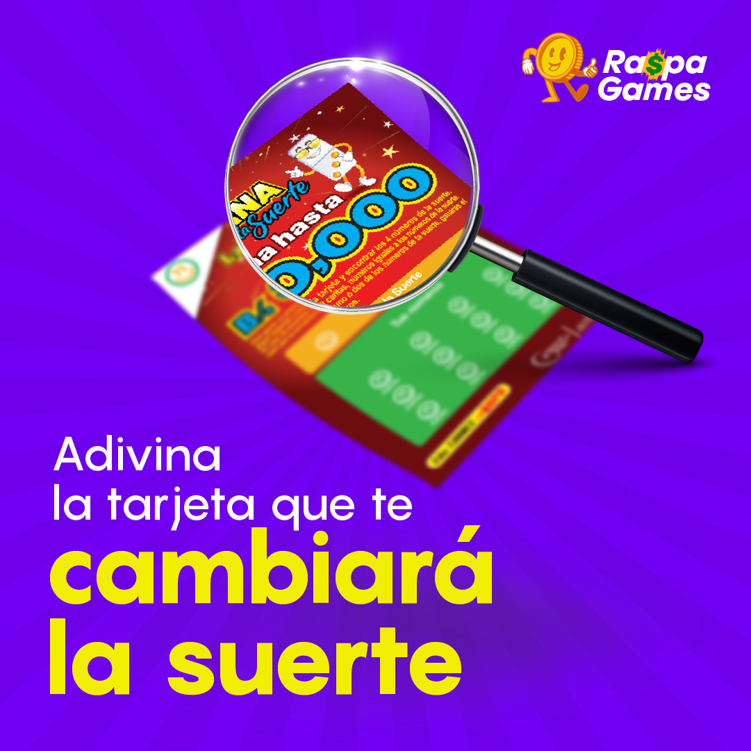 Raspagamespa's tweet photo. ¡Llegó la hora de jugar! Cuéntanos lograste adivinar cuál es la tarjeta

#RaspaGames #CuandoRaspasTodoEsPosible #Panamá https://t.co/uBkmpjHBm5