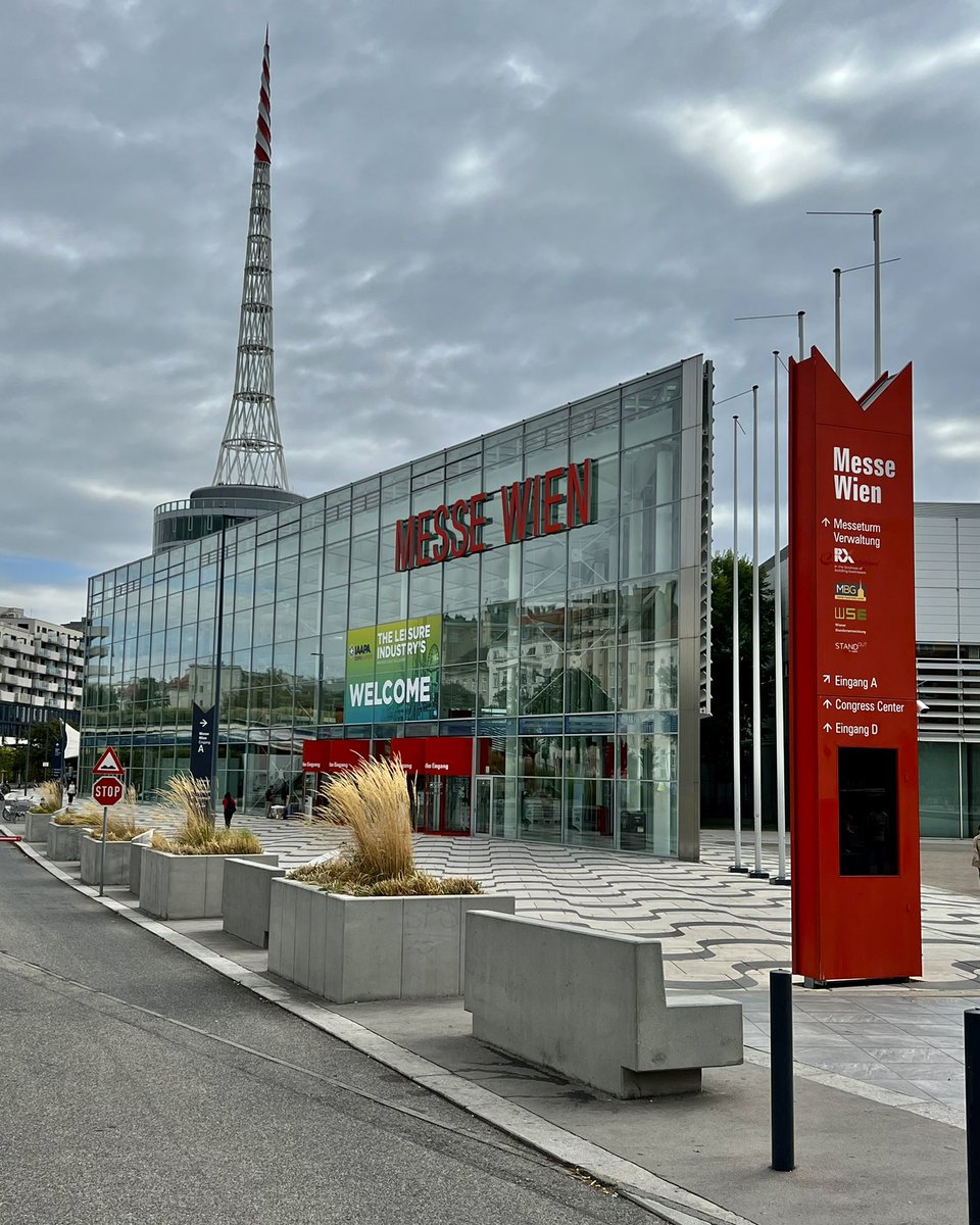 CaleHeit's tweet image. Badges in hand. We are ready! Please join us at @IAAPAEMEA Expo Europe in Vienna. All the preparations are complete &amp;amp; we look forward to welcoming you at @FORRECdesigns booth A-933. Proud to have had James T. Anderson represent our team at the Water Park panel today.