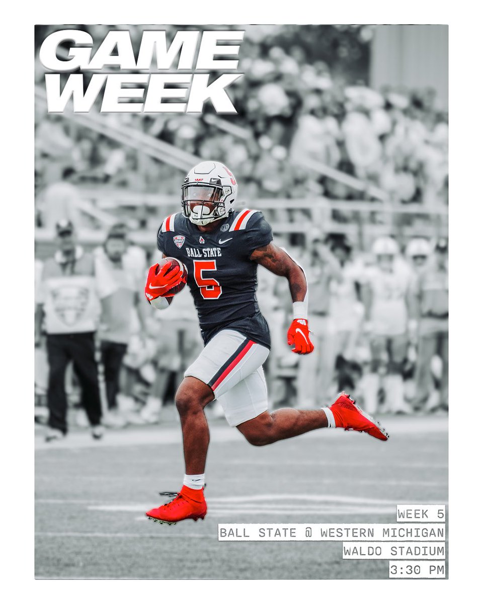 BallStateFB's tweet photo. 𝗚𝗮𝗺𝗲 𝗪𝗲𝗲𝗸 𝟱

#1AAT x #WeFly https://t.co/FeH3RgHx7N