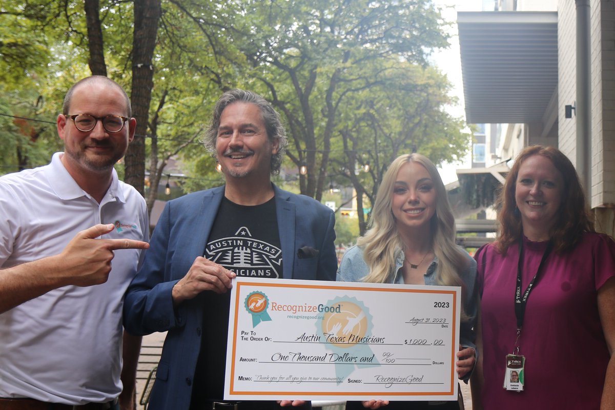 RecognizeGood (@recognizegood) on Twitter photo New Lighthouse Alert! A 1st of its kind volunteer organization for musicians, run by musicians, <a href="/atxmusicians/">Austin Texas Musicians</a> who with city leadership brought $5mill in aid to Austin music venues, $1.5mill in aid to ATX musicians, &$3mill in aid to Austin creative workers during the pandemic. New Lighthouse Alert! A 1st of its kind volunteer organization for musicians, run by musicians, <a href="/atxmusicians/">Austin Texas Musicians</a> who with city leadership brought $5mill in aid to Austin music venues, $1.5mill in aid to ATX musicians, &$3mill in aid to Austin creative workers during the pandemic.