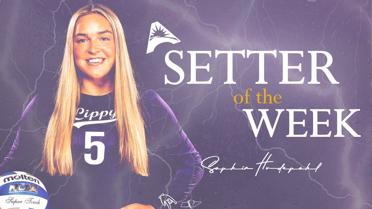 Lets hear it for <a href="/sophiahudepohl/">Sophia Hudepohl</a> for being named <a href="/ASUNVB/">ASUN Volleyball🏐</a> Setter of the Week!

Soph recorded 121 assists and 24 digs in three matches this week 👏

#IntoTheStorm ⛈️| #HornsUp 🤘