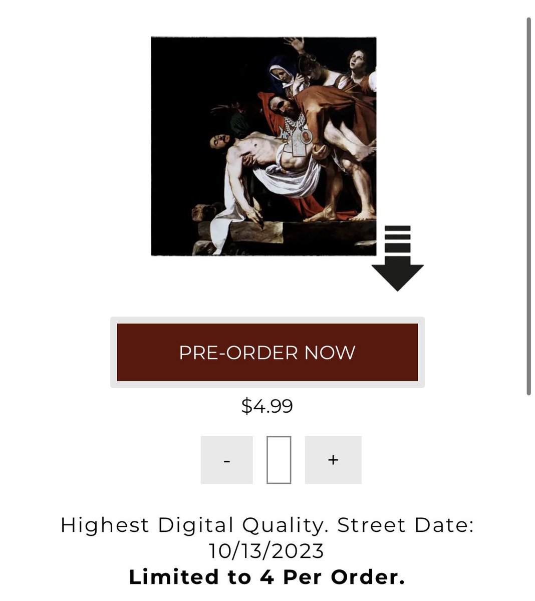 WESTSIDEGUNN's tweet photo. https://t.co/xdpjxuVbJi 

AND THEN YOU PRAY FOR ME is now AVAIL on CD for ONLY $10 and the digital ALBUM only $5 !!!!

But a piece of History and SUPPORT ART this is WSG x @virgilabloh and a double album worth of music pure masterpiece https://t.co/5tmoQyr8ar
