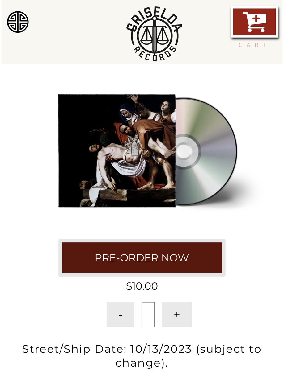 WESTSIDEGUNN's tweet photo. https://t.co/xdpjxuVbJi 

AND THEN YOU PRAY FOR ME is now AVAIL on CD for ONLY $10 and the digital ALBUM only $5 !!!!

But a piece of History and SUPPORT ART this is WSG x @virgilabloh and a double album worth of music pure masterpiece https://t.co/5tmoQyr8ar