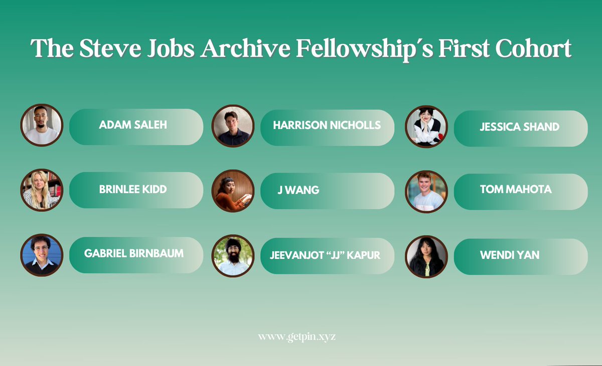 Steve Jobs did not see Apple as a tech company.

He saw it as a company at the intersection of tech and the liberal arts.

The <a href="/SJArchive/">Steve Jobs Archive</a> just launched its first-ever fellowship program to support his vision (check out SJA if you want to apply for future cohorts!).

The program