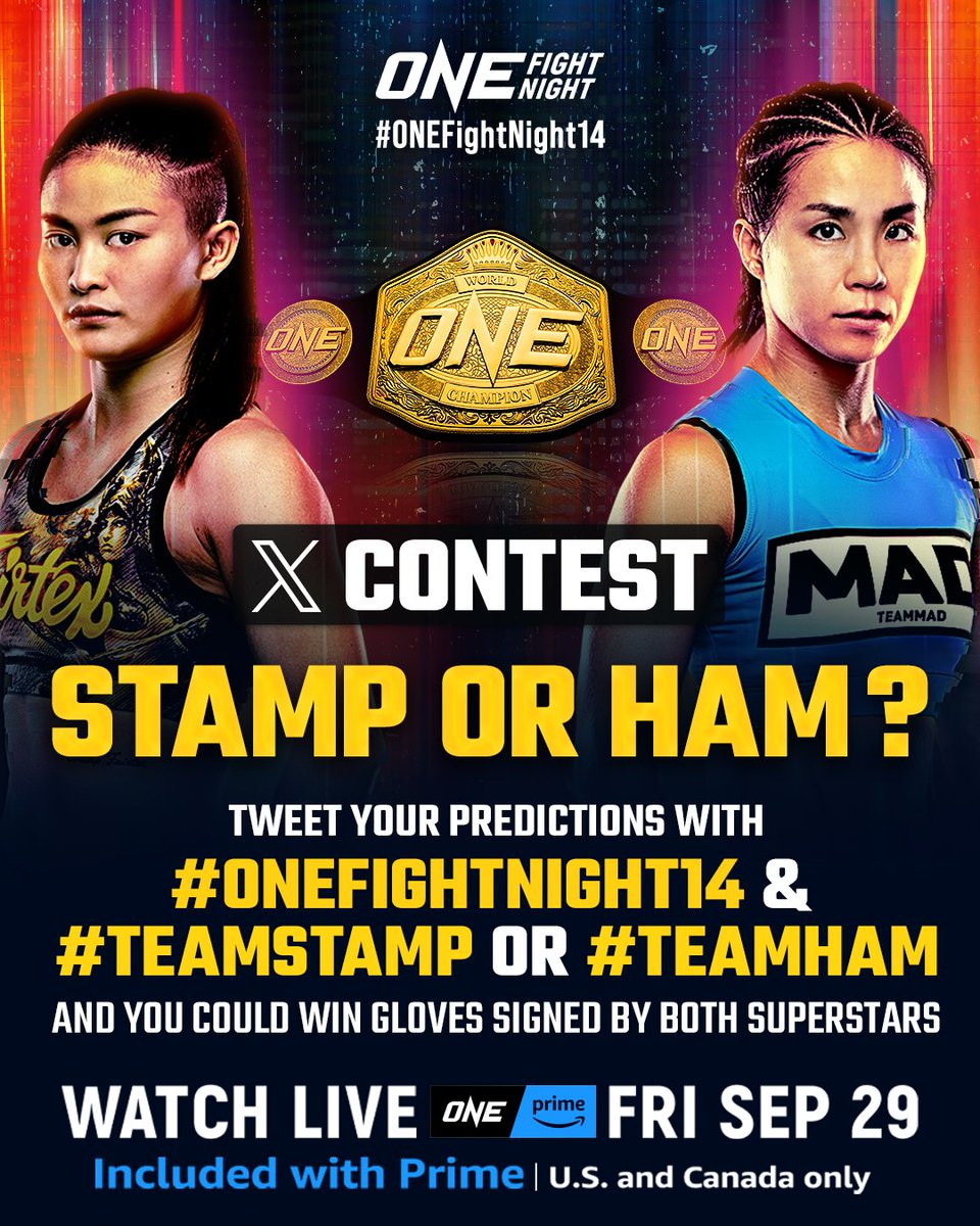 UFCSpecialHead's tweet photo. #TEAMSTAMP
#ONEFightNight14 https://t.co/zgLLzu4e0t