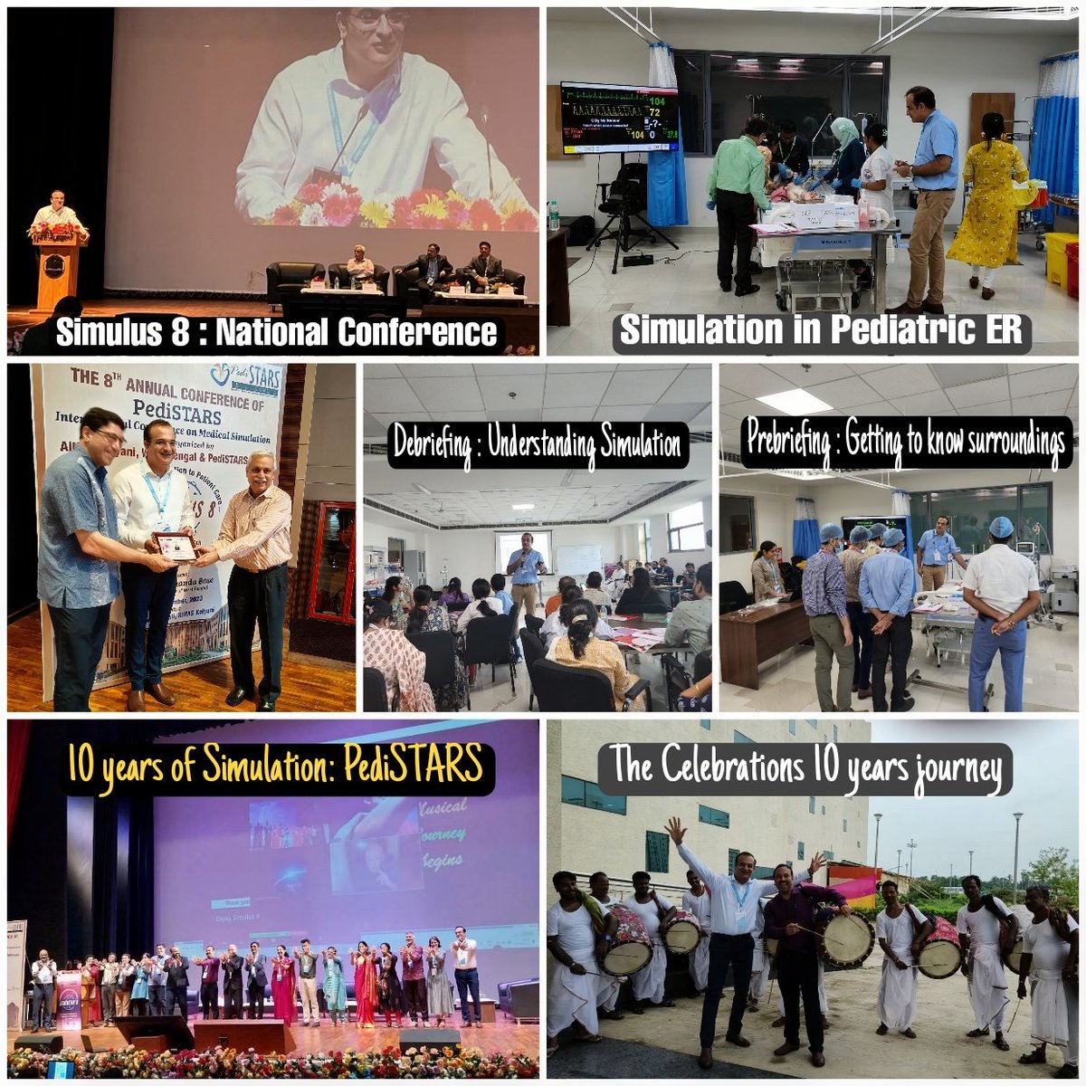 Maninder_picu's tweet photo. Celebrating 10 years of #pediatric #simulation in #India with PediSTARS. One of the aims is #resuscitating the #resuscitators with new teaching techniques in a safe environment. It's not about hi-fi technology, but more about the right process, skill, teamwork &amp; context #PedsICU https://t.co/t75HLksXL6