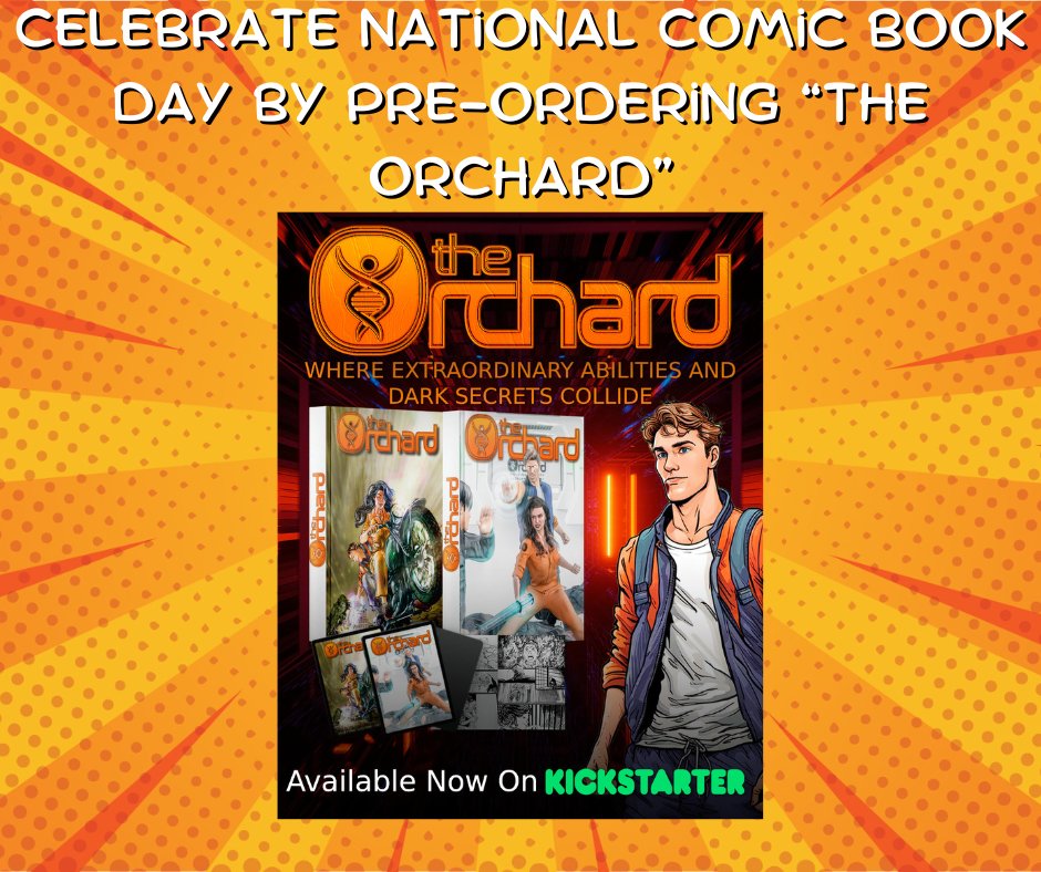 Celebrate National Comic Book Day by pre-ordering 'The Orchard” kickstarter.com/projects/tomen… #comicbooks #comics #graphicnovel #Kickstarter #kickstarterreads