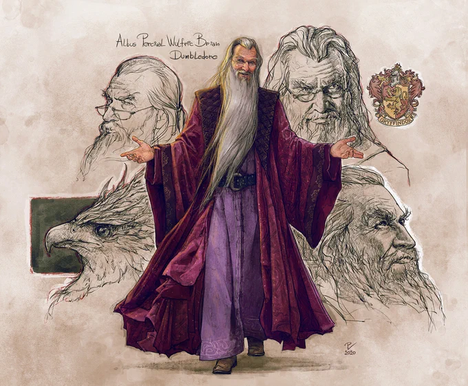 Albus Dumbledore, Minerva Mcgonagall y Severus Snape. Los tres mejores magos de Hogwarts.   