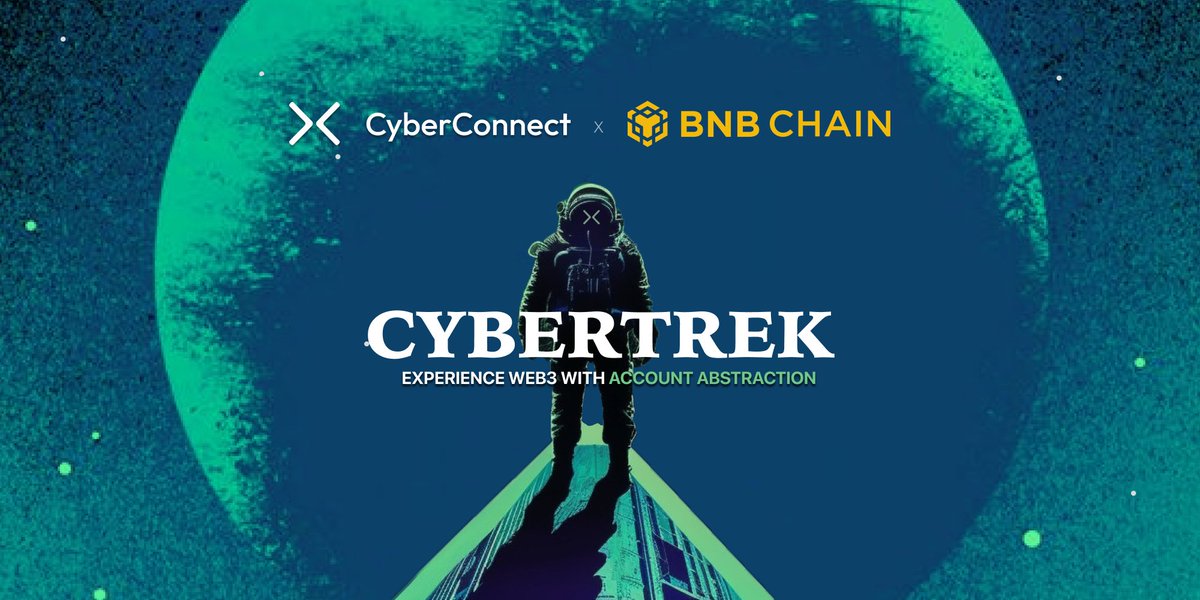 BuildOnCyber's tweet photo. #CyberTrek has reached opBNB, its final destination 🚀🛸

We are thrilled to enable support for @BNBCHAIN's L2 network for CyberAccount, an ERC-4337-powered smart account 💳

For a limited time, the earliest adopters will receive CyberPoints.

🔗 https://t.co/hdNRonDlEI https://t.co/udSweJgkfc