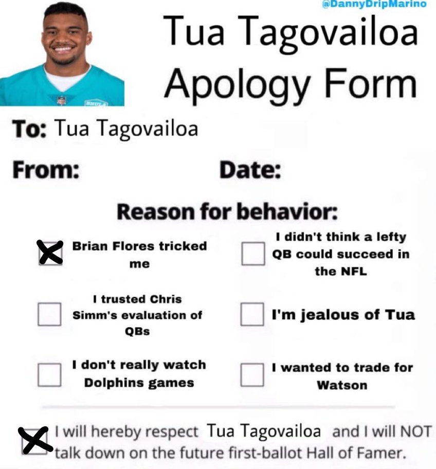 NateGearySports's tweet image. Its me. Hi. I'm the problem it's me. 

Tua is good. He's very good. And I was wrong.