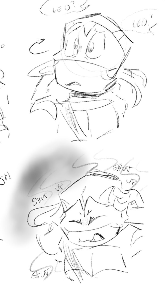 heg2468's tweet photo. tryin to get inspired or something so I doodle a tiny bit from my fic that one time #rottmnt #rottmntfic #riseoftheTMNT https://t.co/Bwm18qjlwn