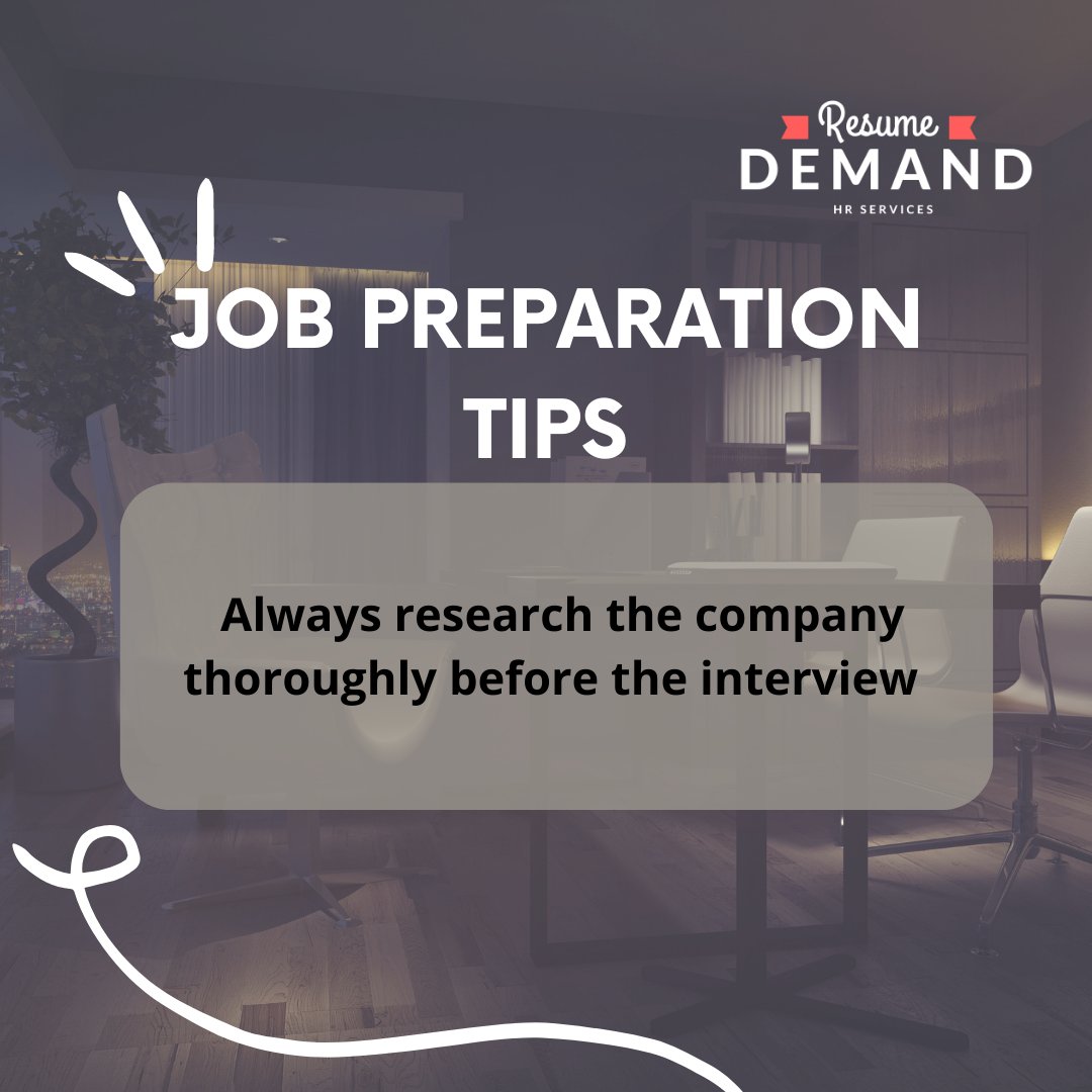 ResumeDemand's tweet image. Feeling the heat while gearing up for an interview? Dig deep into the company&apos;s to showcase your genuine enthusiasm and savvy. 
You&apos;ve got this! 💪 and don’t forget to follow for more tips!
#InterviewBestPractices #JobPreparation #ResumeDemand #ResumeWriting