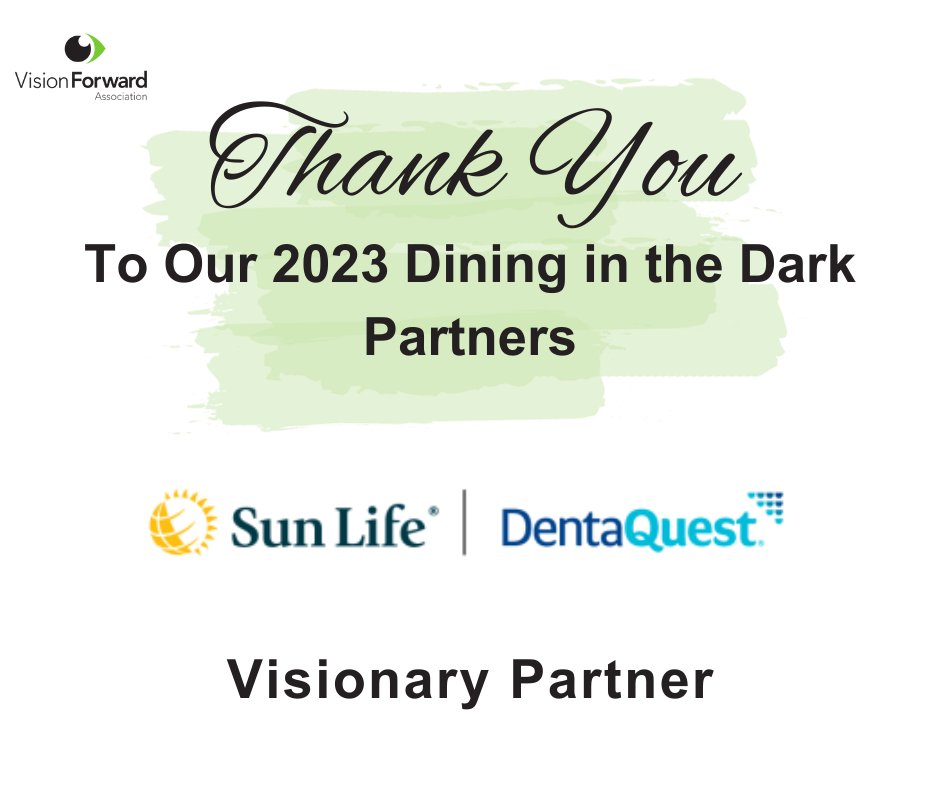 Thank you to our Visionary partner @DentaQuest for your support for our event.

Dining in the Dark is truly a unique culinary experience that provides guests with insight into what it is like to take on a simple, everyday task, such as eating, without vision.