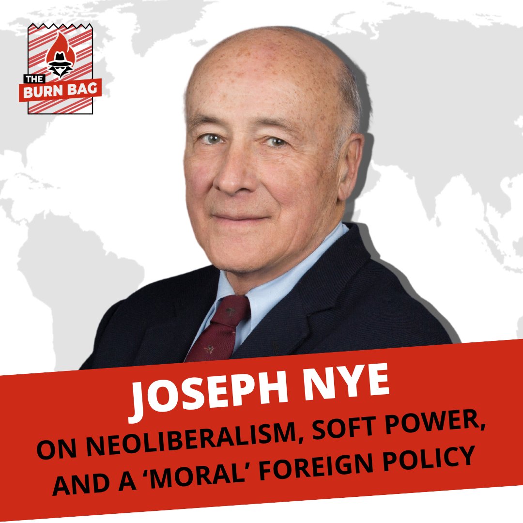 NEW EPISODE: Joseph Nye (@Joe_Nye), one of the most influential international relations thinkers of our time, joins us to talk #neoliberalism, #SoftPower, and what constitutes a 'moral' #ForeignPolicy. @Kennedy_School LISTEN: bit.ly/3rt8nei