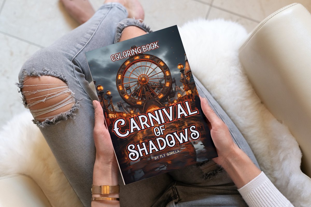 FlyGorillaBooks's tweet image. Check Out our Charnival of Shadows Coloring Book

Available in paperback here amazon.com/dp/B0CHL4713J
and 
Digital Download here flygorilla.co.uk/carnivalofshad…

#adultcoloringbook #coloringbooks #coloringforrelaxation #flygorillabooks