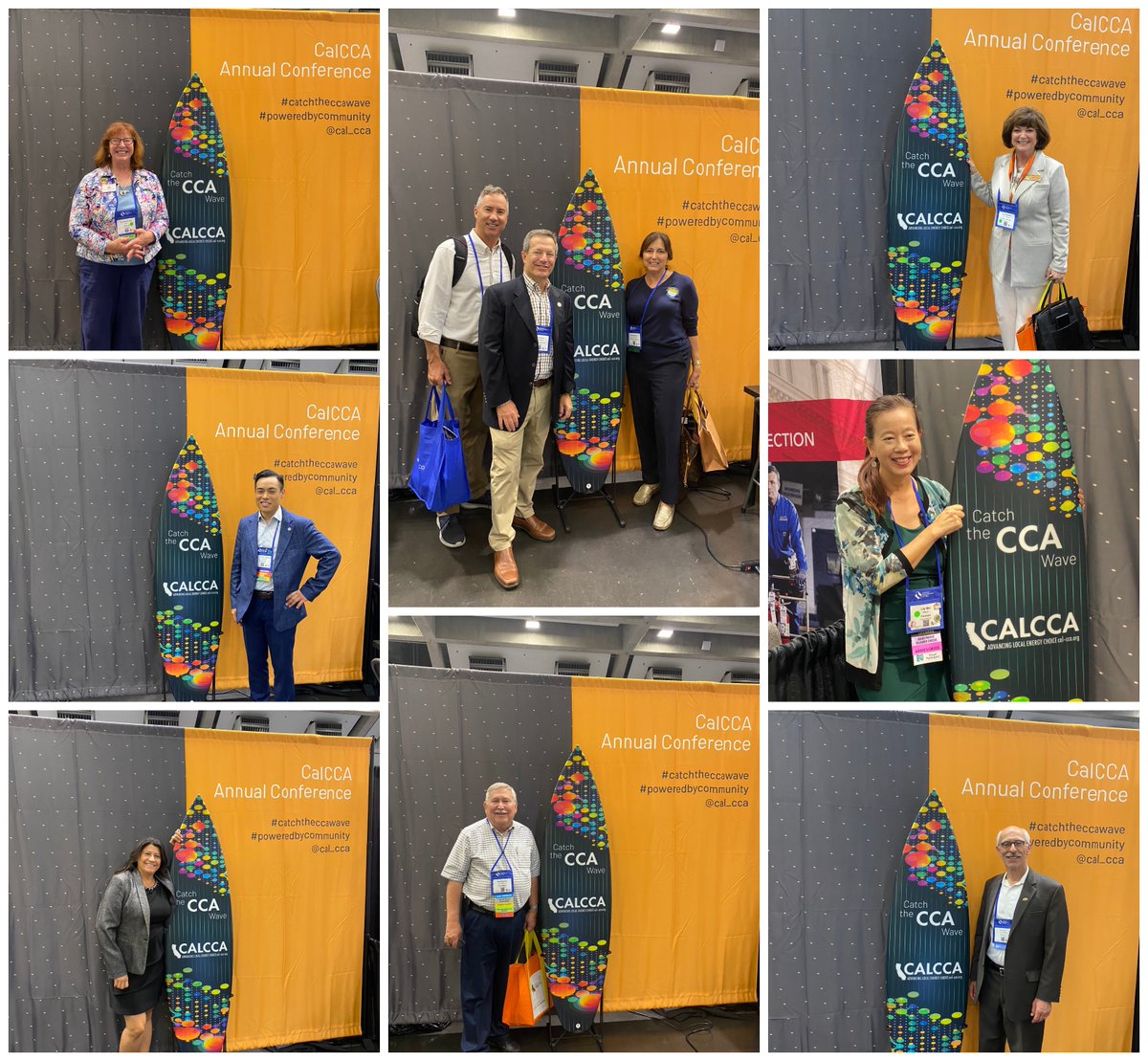 cal_cca's tweet photo. Thank you to all who stopped by the CalCCA booth at the League of California Cities Annual Conference!
It was great to interact with attendees and highlight the benefits of #communitychoiceaggregation throughout California. https://t.co/nxNlD0LBSs