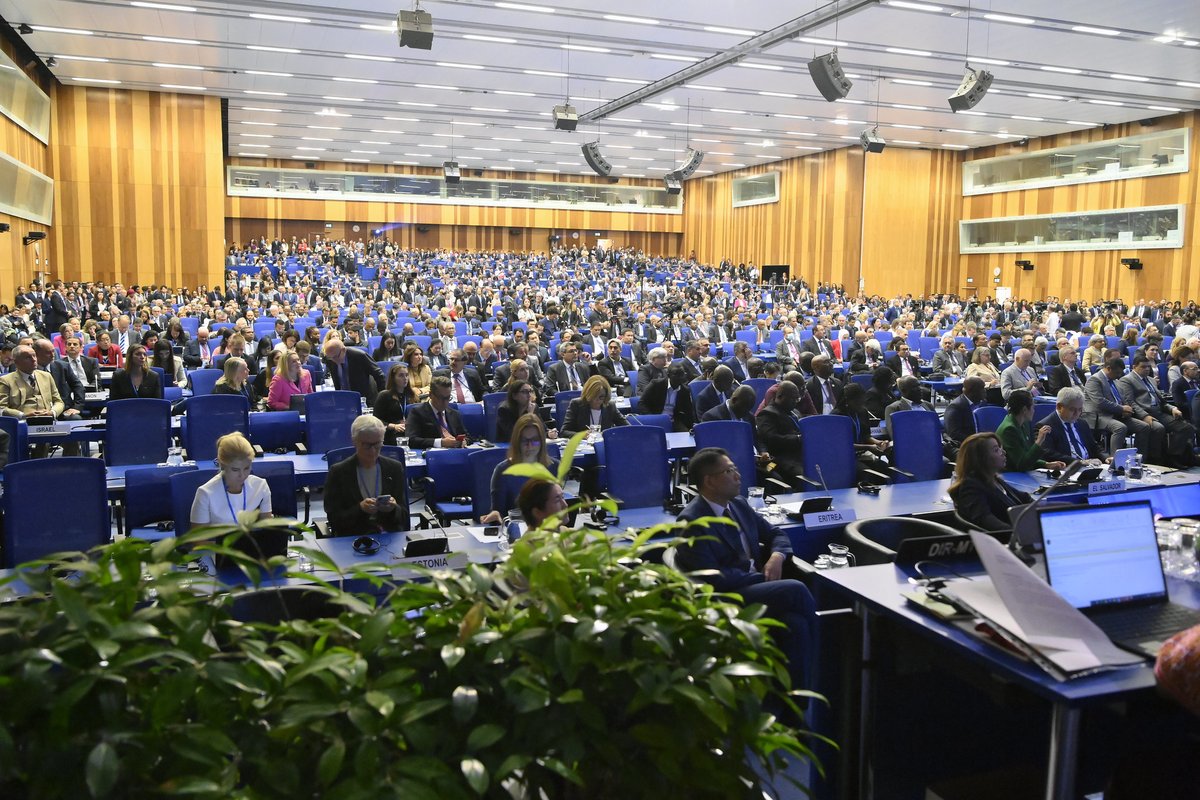AntonioAlmonteR's tweet photo. ⚛️ Comienza la 67ª reunión de la Conferencia General del Organismo Internacional de Energía Atómica @iaeaorg en Viena.

Objetivo: fortalecer la cooperación técnica en áreas como la salud, agricultura, seguridad y futuro energético.

Con la embajadora Laura Faxas @RDenAustria https://t.co/8gng8RgfGZ