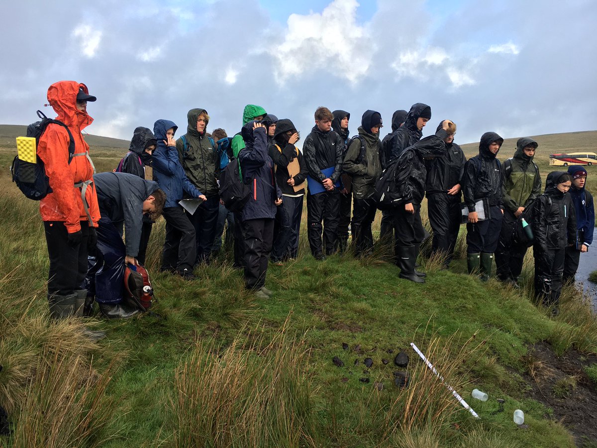 Year 11 geographers have been busy comparing two rivers - hands on today as they measured several river characteristics.  The weather was kind!