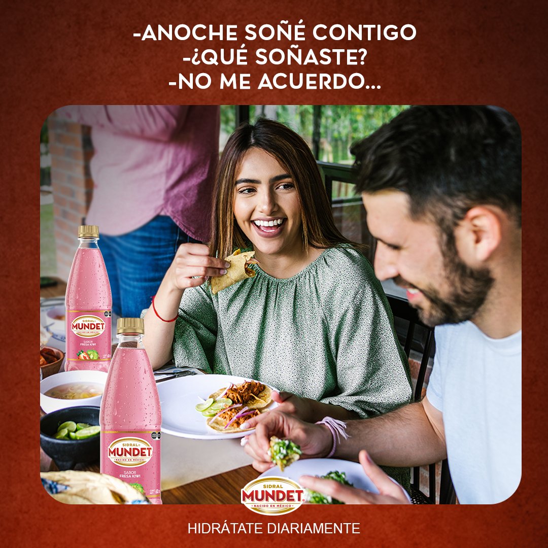 Invita a tu crush por unos taquitos con un Sidral Mundet Sabor Fresa Kiwi y haz tus sueños realidad. #Tacos #DíaMundialdelosSueños