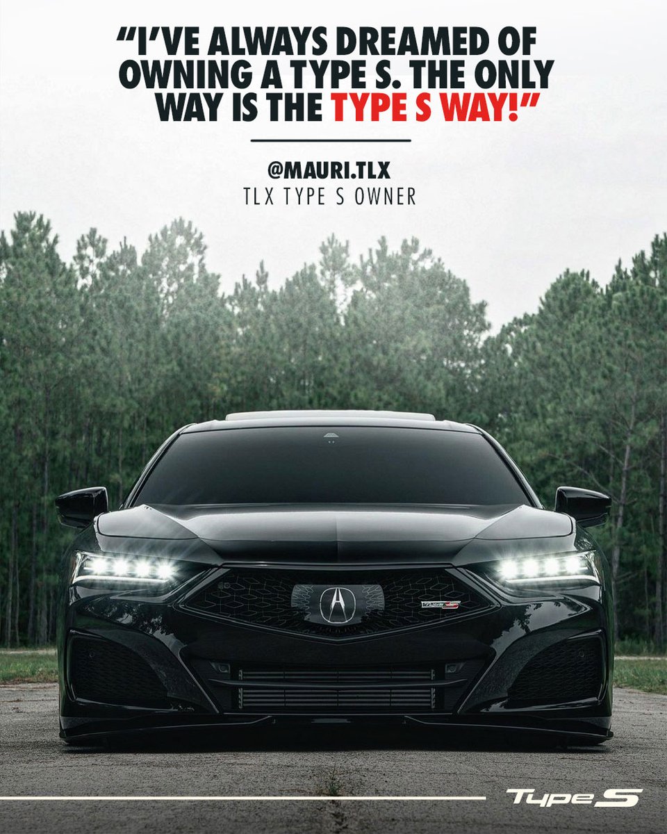 Mauri.tlx and his TLX drive the #TypeSWay, do you? 

IG: mauri.tlx