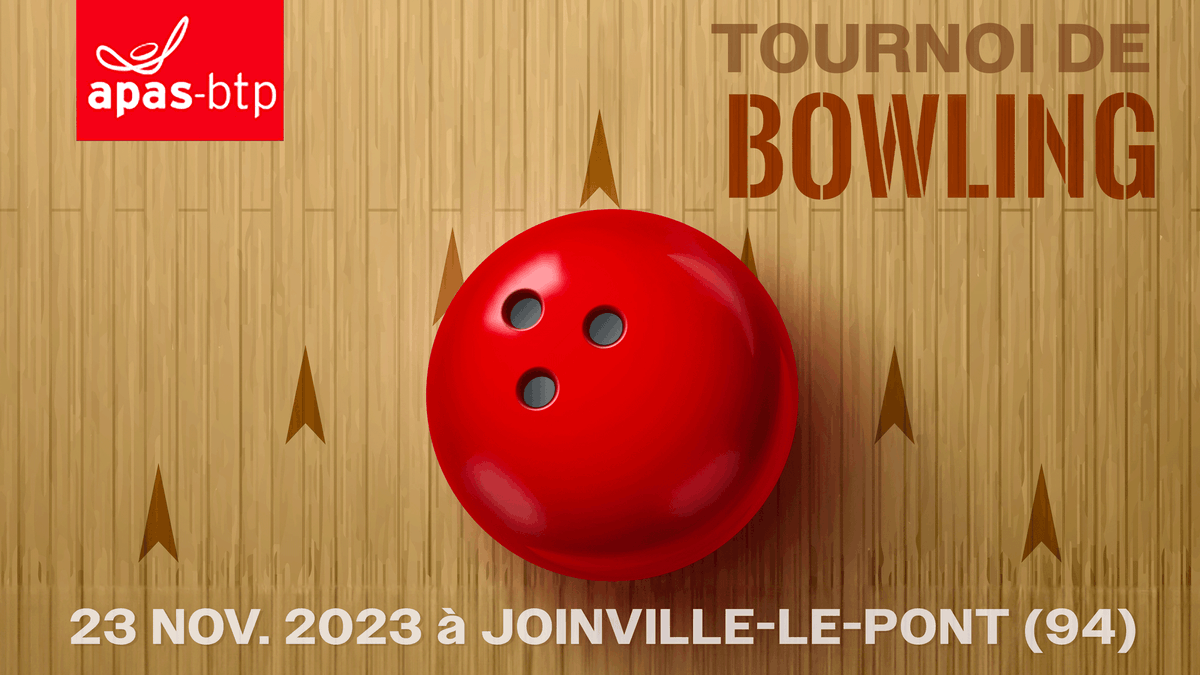 APASBTP's tweet image. 🟧 Tournoi de bowling 🎳

Rassemblez votre équipe et affronter les quilles lors d'un tournoi fun et convivial en 3 manches.

📍Au Bowling Striky situé à Joinville-le-Pont (94)
📆 Jeundi 23 novembre 2023

Infos et réservation 👉bit.ly/APAS_Bowling20…

#APASBTP #Bowling #afterwork